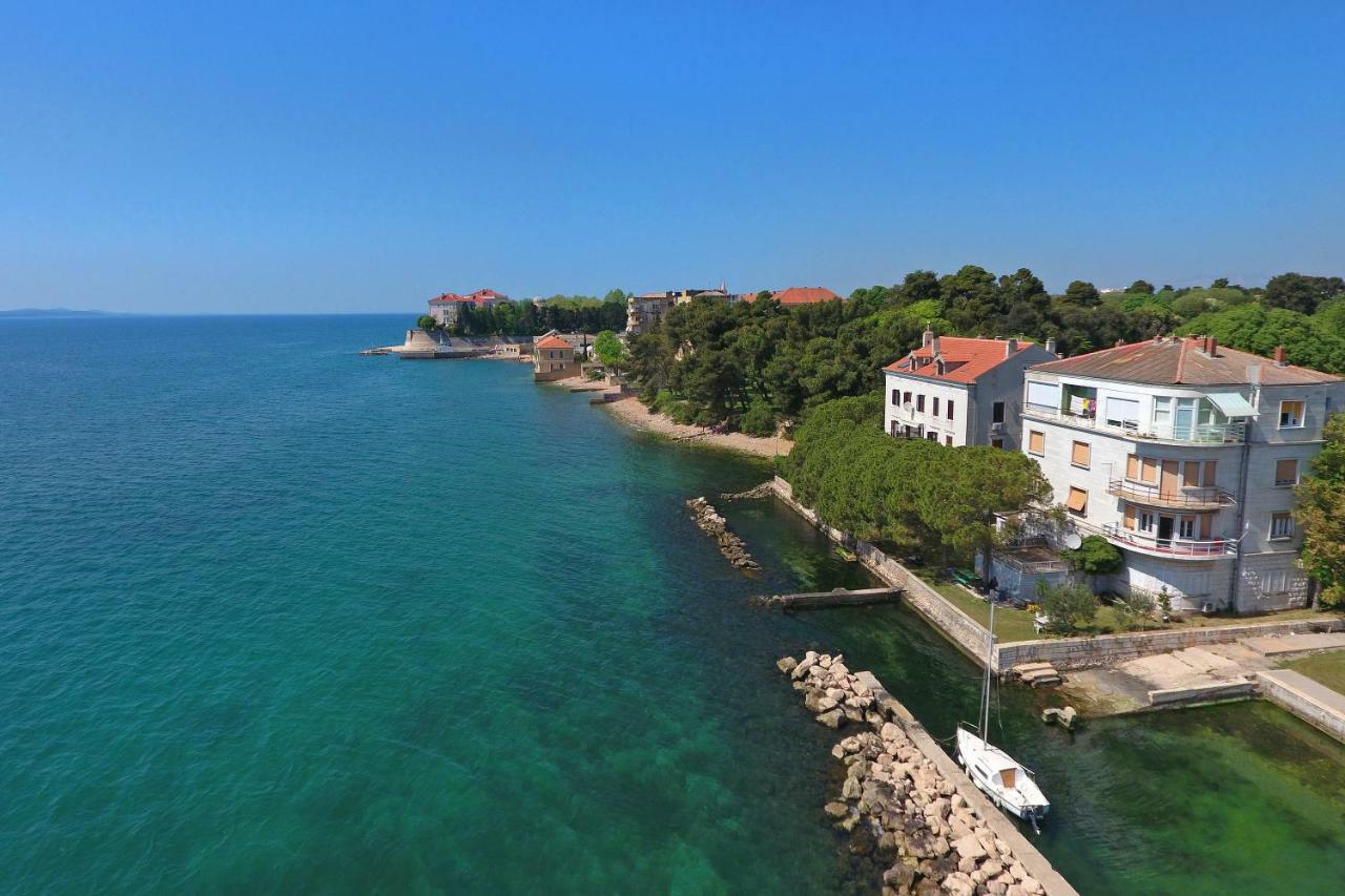 Seafront Beach Apartment - Directly At The Beach 扎达尔 外观 照片