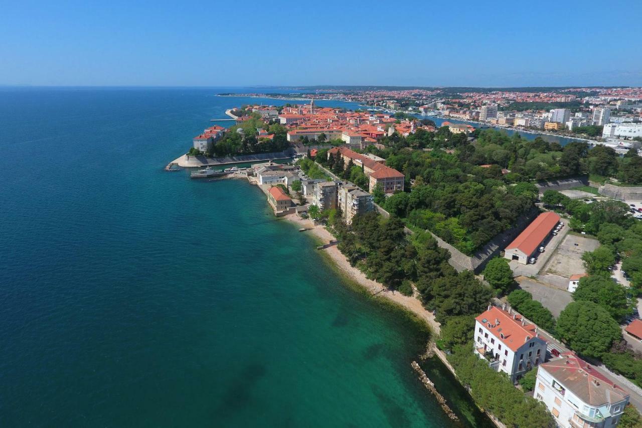 Seafront Beach Apartment - Directly At The Beach 扎达尔 外观 照片